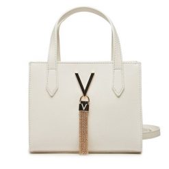 Torebka Valentino. Białe torebki klasyczne Valentino, bez wzorów, klasyczne, bez dodatków. Za 289.99 zł.