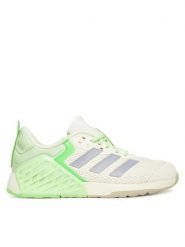 Adidas Buty na siłownię Dropset 3 strength training JR1673 Beżowy. Brązowe buty treningowe adidas, bez wzorów, z materiału, bez zapięcia, na fitness i siłownię. Za 369.99 zł.