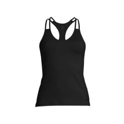 Koszulka Casal V-Neck Racerback Sportowa Damska Oddychająca do Jogi. Czarne t-shirty sportowe Casall, bez wzorów, bez ramiączek, na jogę i pilates. W wyprzedaży za 188.99 zł.