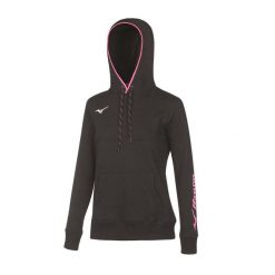 Bluza damska z kapturem Mizuno. Czarne bluzy z kapturem Mizuno, xl, bez wzorów, z kapturem, na fitness i siłownię. Za 221.00 zł.