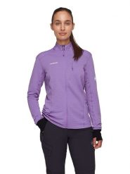 Mammut Kurtka polarowa "Taiss Light ML" w kolorze fioletowym rozmiar: S. Różowe kurtki Mammut, s, bez wzorów, z materiału, bez kaptura. Za 429.95 zł.