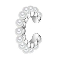 Glanzstücke München Srebrne klamry na ucho srebro wysokiej próby Perła naturalna srebrny Kolczyki 1 ct Damski. Szare kolczyki Glanzstücke München, z perłą, srebrne. Za 159.99 zł.