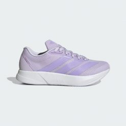 Buty do biegania DURAMO RC2. Fioletowe buty do biegania adidas, bez wzorów, z gumy, bez zapięcia, do biegania. Za 219.00 zł.