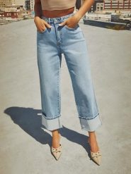 Tazga Dżinsy - Comfort fit - w kolorze błękitnym rozmiar: 38. Niebieskie jeansy Tazga, bez wzorów, klasyczne, z podwyższonym stanem. Za 162.11 zł.
