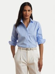 LAUREN RALPH LAUREN Koszula 200684553002 Błękitny Regular Fit. Niebieskie koszule Lauren Ralph Lauren, xxl, bez wzorów, z bawełny, bez kołnierzyka, bez ramiączek. Za 439.99 zł.