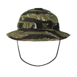 Kapelusz turystyczny Boonie Mk2 Tiger Stripe. Brązowe kapelusze HELIKON-TEX, bez wzorów, sportowe. Za 80.99 zł.
