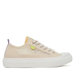 Trampki Roxy. Brązowe trampki Roxy, bez wzorów, bez zapięcia. Za 119.99 zł.
