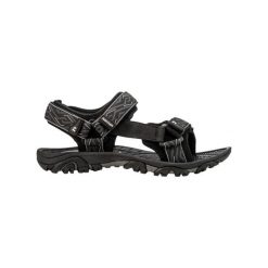 Sandały turystyczne Hannah Belt. Czarne sandały Hannah, bez wzorów, z materiału, bez obcasa, bez zapięcia. Za 199.55 zł.