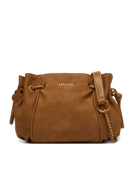 Liu Jo Torebka AA6084 E1116 Brązowy. Brązowe listonoszki Liu Jo, bez wzorów, ze skóry, bez dodatków. Za 599.99 zł.