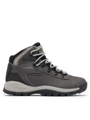 Columbia Trekkingi Newton Ridge Plus 1424692 Szary. Szare buty trekkingowe Columbia, ze skóry, bez zapięcia. Za 539.99 zł.