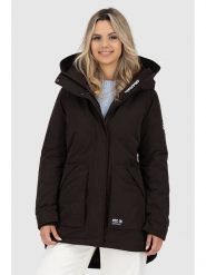 Alife and kickin Parka "FloraAK" w kolorze brązowym rozmiar: M. Brązowe płaszcze Alife and Kickin, m, bez wzorów, bez kaptura. Za 340.99 zł.