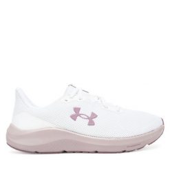 Buty do biegania Under Armour. Białe buty do biegania Under Armour, bez wzorów, bez zapięcia, do biegania. Za 229.99 zł.