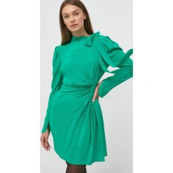 Twinset sukienka kolor turkusowy mini prosta. Niebieskie sukienki Twinset, na co dzień, bez wzorów, z materiału, bez kołnierzyka, bez ramiączek, maxi, proste. Za 1,099.90 zł.