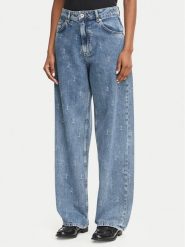 HUGO Jeansy 50567343 Niebieski Straight Leg. Niebieskie jeansy Hugo, bez wzorów, z bawełny. Za 509.99 zł.