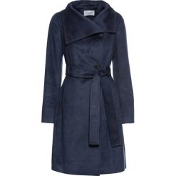 Krótki płaszcz z paskiem. Płaszcze bonprix, bez wzorów, eleganckie, bez kaptura. Za 269.99 zł.
