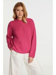 Rich & Royal Sweter w kolorze różowym rozmiar: S. Różowe swetry Rich & Royal, s, bez wzorów, ze splotem, bez ramiączek. Za 184.89 zł.