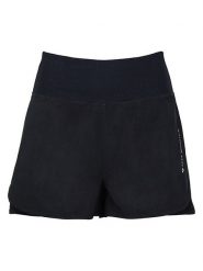 Peak Mountain Szorty "Aruning" w kolorze czarnym do biegania rozmiar: M. Czarne szorty sportowe Peak Mountain, bez wzorów, z materiału, do biegania. Za 130.99 zł.