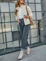 LA Angels Kurtka pluszowa w kolorze kremowym rozmiar: M. Brązowe kurtki LA Angels, m, bez wzorów, z polaru, bez kaptura. Za 259.13 zł.