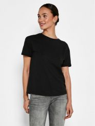 Noisy May T-Shirt Brandy 27010978 Czarny Relaxed Fit. Czarne t-shirty Noisy May, xl, bez wzorów, z bawełny, bez kołnierzyka, bez ramiączek. Za 59.99 zł.