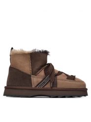 EMU Australia Śniegowce Blurred Micro Patchwork W13195 Brązowy ciemny. Brązowe śniegowce Emu Australia, bez wzorów, bez zapięcia. Za 774.99 zł.