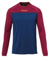 Bluza Kempa Prime. Czerwone bluzy bez kaptura Kempa, xl, bez wzorów, z materiału, bez kaptura, na fitness i siłownię. Za 171.80 zł.