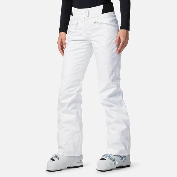 SPODNIE ROSSIGNOL W CLASSIQUE PANT WHITE 22/23. Białe spodnie narciarskie Rossignol, bez wzorów, z materiału, narciarskie, primaloft. Za 659.99 zł.