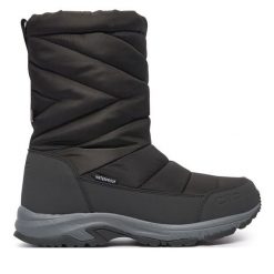 Śniegowce CMP. Czarne śniegowce CMP, bez wzorów, bez zapięcia. Za 529.99 zł.
