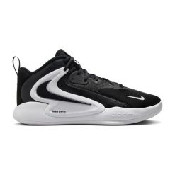 Buty halowe Nike Zoom Hyperset 2. Czarne buty treningowe Nike, bez wzorów, z gumy, bez zapięcia, do siatkówki, nike zoom. Za 549.99 zł.