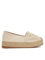 DeeZee Espadryle LE601-66 Beżowy. Brązowe espadryle DeeZee, bez wzorów, z materiału, bez obcasa. Za 139.99 zł.