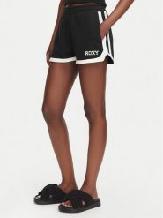 Roxy Szorty sportowe Essential Energy ERJFB03441 Czarny Regular Fit. Czarne szorty sportowe Roxy, bez wzorów, z bawełny. Za 199.99 zł.