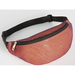 Kolorowa saszetka nerka - Czerwony. Nerki i saszetki Sinsay. Za 39.99 zł.