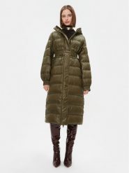 TWINSET Płaszcz zimowy 232TT2351 Zielony Regular Fit. Zielone kurtki Twinset, na zimę, bez wzorów, z syntetyku, bez kaptura. Za 1,589.00 zł.