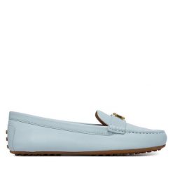Mokasyny LAUREN RALPH LAUREN. Niebieskie mokasyny Lauren Ralph Lauren, bez wzorów. Za 649.99 zł.