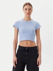 Element T-Shirt ELJKT00117 Niebieski Slim Fit. Niebieskie t-shirty Element, l, bez wzorów, z bawełny, bez kołnierzyka, bez ramiączek. Za 89.99 zł.