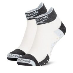 Skarpety krótkie Reebok. Białe skarpetki Reebok, bez wzorów. Za 44.99 zł.
