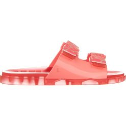 Klapki Melissa Wide Brave AD Pink 010417, Różowy, Guma. Czerwone klapki Melissa, bez wzorów, z gumy, bez obcasa, bez zapięcia. Za 319.99 zł.
