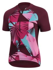 Protective Koszulka kolarska "Berry Island" w kolorze bordowym rozmiar: 38. Czerwone t-shirty sportowe Protective, s, bez wzorów, z materiału, bez ramiączek, rowerowe. Za 124.11 zł.