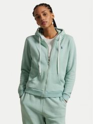 Polo Ralph Lauren Bluza 211935584016 Zielony Regular Fit. Zielone bluzy Polo Ralph Lauren, xxl, bez wzorów, z bawełny, bez ramiączek, bez kaptura. Za 629.99 zł.