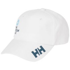Czapka z daszkiem Helly Hansen The Ocean Race 2.0. Białe czapki z daszkiem Helly Hansen, bez wzorów, sportowe. Za 183.50 zł.
