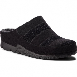 Kapcie BERKEMANN - Farine 01154 Schwarz/Glitter 963. Czarne kapcie Berkemann, z materiału. Za 299.00 zł.