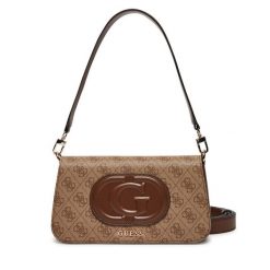 Torebka Guess. Brązowe torebki klasyczne Guess, z aplikacjami, klasyczne, bez dodatków. Za 379.99 zł.