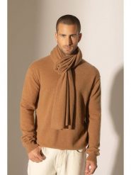 Perfect Cashmere Kaszmirowy szal "Kelly" w kolorze jasnobrązowym - 200 x 30 cm rozmiar: onesize. Brązowe szaliki i kominy Perfect Cashmere, bez wzorów, z kaszmiru. Za 275.40 zł.