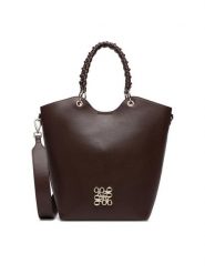 Nine West Torebka EO-HIDDEN CHARM-LDA9444 Brązowy. Brązowe torebki klasyczne Nine West, bez wzorów, ze skóry, bez dodatków. Za 299.99 zł.