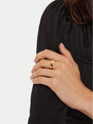 Michael Kors Pierścionek Fulton Ring MKC1550AA710 Żółte złocenie. Żółte pierścionki Michael Kors, srebrne. Za 309.99 zł.