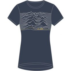 Damski bawełniany t-shirt Kilpi TOFFEES-W. Niebieskie t-shirty Kilpi, xs, bez wzorów, z bawełny, sportowe, bez kołnierzyka, bez ramiączek. Za 58.51 zł.