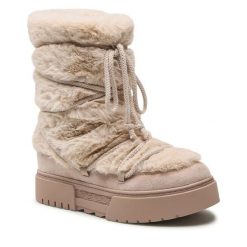 Botki Jenny Fairy. Brązowe botki Jenny Fairy, bez wzorów, bez obcasa, na płaskiej podeszwie, bez zapięcia. Za 139.99 zł.