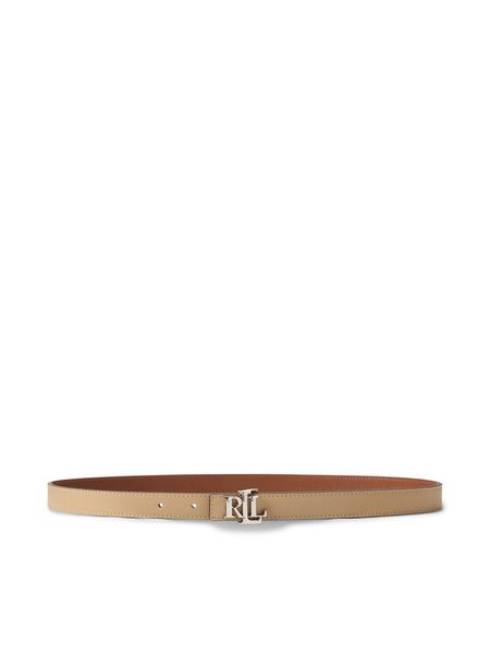 LAUREN RALPH LAUREN Pasek 412883715013 Brązowy. Brązowe paski Lauren Ralph Lauren, bez wzorów, ze skóry. Za 419.99 zł.