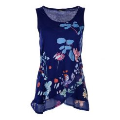 Desigual Desigual Top Damski Ginger S Ciemno-Niebieski. Topy marki Desigual. W wyprzedaży za 163.00 zł.