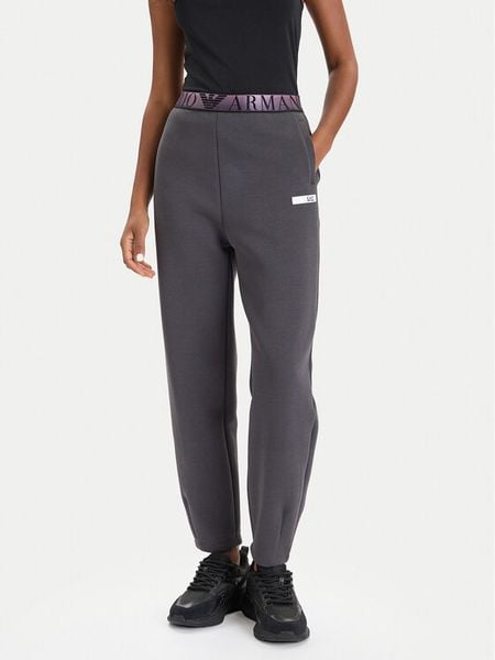 EA7 Emporio Armani Spodnie dresowe 7W000678 AF13151 U8117 Szary Regular Fit. Szare spodnie dresowe EA7 Emporio Armani, bez wzorów, z dresówki. Za 399.99 zł.