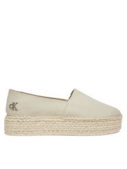 Calvin Klein Jeans Espadryle Flatform Esdparille Mg/Hdw YW0YW01737 Écru. Espadryle Calvin Klein Jeans, bez wzorów, z jeansu, bez obcasa. Za 239.99 zł.